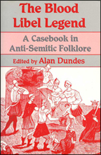 The cover of Dundes's book is a colored woodcut of an anti-Semite cartoon.
