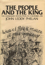 The cover of The People and the King is sepia brown with artwork of the revolutionaries of 1781.