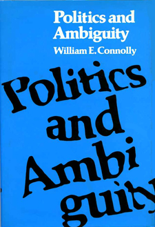 Connolly's book is blue with a white author and title, and the title repeated again in a wavy, disorderly manner, in black