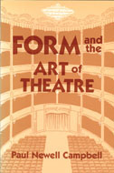Cover of book is orange with the background looking like the inside of a theatre from the perspective of the audience.