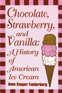 Cover of Funderburg's book is pink, with a computer graphic of an ice cream cone.