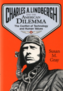 Cover image has an orange background with an illustration of Charles Lindbergh.