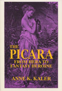 Cover of book is purple with an image of a woman in the background.