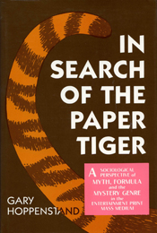 Cover image is brown with a brown and orange striped tiger tail.
