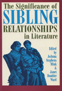 Cover of book is red and beige with a blue image of a mother and her children.