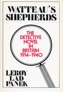 Cover image of book is white with black and red text, and a magnifying glass over the red text.