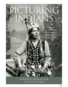 Cover image is a black and white photo of a Native American.