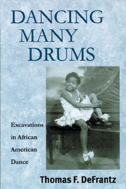 cover of the DeFranz book features an old photo of an African American girl in dance shoes
