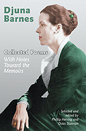 cover of Barnes is a colorized photo of Djuna Barnes in a green dress
