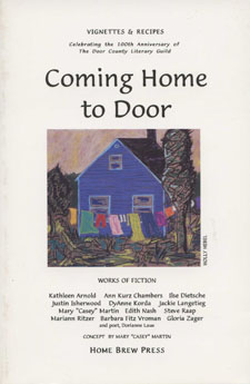 Cover is light gray with a colored illustration of a blue house with laundry hanging on a line.