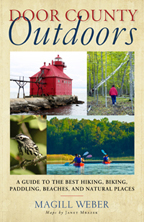 Various images of Door County are on the cover - wildlife, barns, lakes, etc.