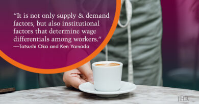 It is not only supply and demand factors but also institutional factors that determine wage differentials among workers.